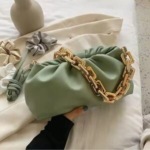 Chain hobo bag